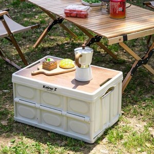 户外露营折叠桌子野营野炊桌小收纳箱便携式装备多功能性野餐桌椅