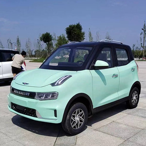 四轮电动车家用小型女士新能源电动汽车老油电两用成年人代步轿车