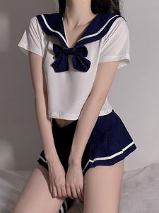 性感日本学院风校园学生服装纯欲制服诱感套装JK水手服女L