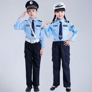 儿童警察服男童交警套装警服警官服警装小孩制服角色扮演衣服