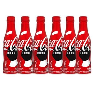 【收藏专用】2022卡塔尔世界杯足球可口可乐纪念铝瓶国产不能饮用
