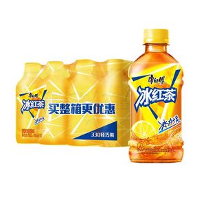 康师傅冰红茶330ml*12瓶整件夏季混合口味绿茶茉莉蜜茶清凉茶饮品