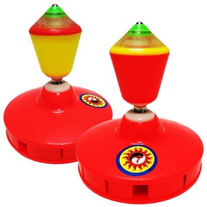 奥顺龙双向八轴承空竹 气囊头单头空竹 360度旋转减震头双向单轮