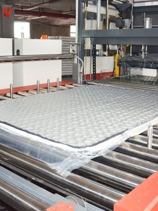 耐锢生产新款多功能自动弹簧海绵床垫压缩卷包机床垫薄膜包装设备