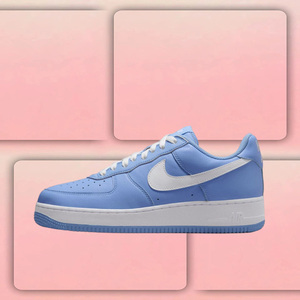 nike air force 1 空军一号 北卡蓝低帮板鞋男女同款dm0576-400