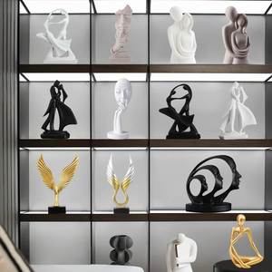 创意雕塑沉默是金工艺品办公室客厅艺术品摆设简约现代装饰品摆件