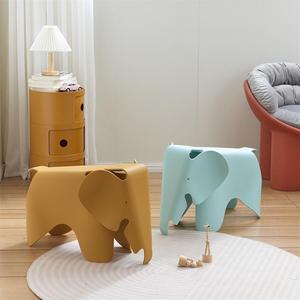 ins北欧风创意装饰大象椅换鞋椅凳Elephant可爱幼儿园儿童小象椅