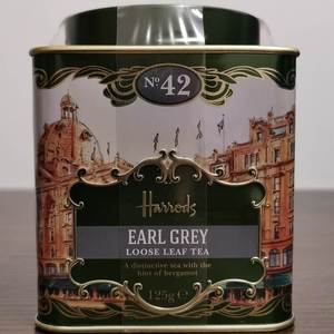 英国哈罗德百货Harrods No42 格雷伯爵红茶 Earl Grey 125克散茶
