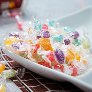进口俄罗斯巴彦思路夹心水果硬糖李现同款千纸鹤小硬糖果