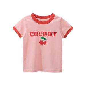 巴拉巴­拉韩版童装2024夏季女童短袖T恤儿童服装厂家直销