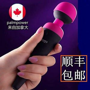 进口Palmpowe充电静音强力震动AV棒女振自慰器高潮成人情趣性用品