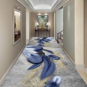 楼道走廊地毯欧式走廊过道地毯入户门垫玄关阳台地垫酒店可定制客