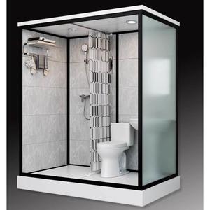 一体式整体淋浴房底座移动卫生间家用防水浴室卫浴洗澡间洗漱蹲坑