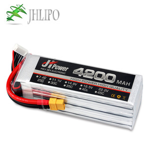 聚海航模锂电池4200mAh18.5V5S35c亚拓450L直升机90涵道固定翼用