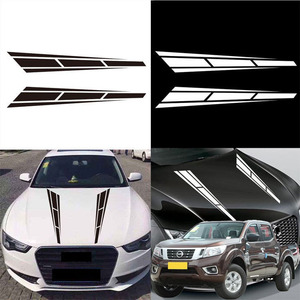 适用日产纳瓦拉帅客御轩汽车引擎盖划痕贴款式机盖车贴纸个性拉花