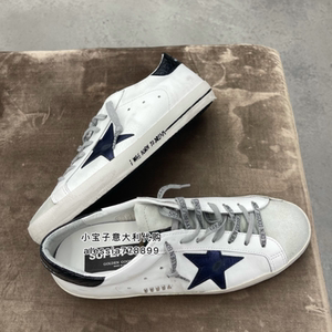 小宝子代购golden goose/ggdb黄金鹅男士sstar鳄鱼纹小脏鞋