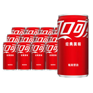 可口可乐迷你罐200ml*12罐mini零度可乐芬达雪碧碳酸饮料汽水