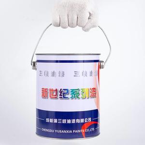 三峡油漆醇酸调和漆铁门栏杆防锈漆3公斤户外防腐木器漆金属油漆