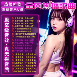 汽车载U盘无损高音质车用2023抖音高品质歌曲最新d亅经典音乐优盘
