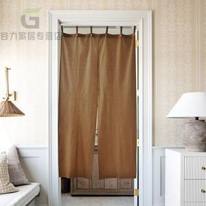 门帘装饰遮挡挂布挡风试衣卫生间日式客厅卧室厨房家用隔断窗帘子