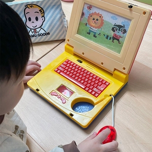 儿童笔记本电脑仿真玩具儿童发灯光音乐卡通宝宝启蒙早教礼物益智