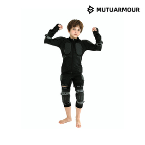 MUTU木途儿童滑雪护具单板护臀护膝装备滑冰防摔屁股垫护甲衣套装