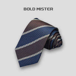 BoldMister条纹领带男士高端商务正装休闲西装衬衫百搭配饰礼盒装