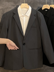 GXG休闲西服外套男士春季修身西装正装男韩版上衣通勤高级感套装