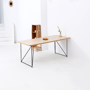 可定制金属铁艺不锈钢桌腿桌子脚实木大板会议桌吧台岩板餐桌支架