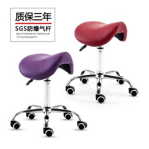 马鞍椅美容人体工程学电脑骑马椅吧台理发师设计师办公职员椅凳子