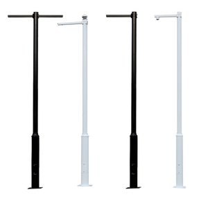 海南监控立杆 2米2.5米3米3.5米4米5米6米不锈钢杆/小区监控立柱