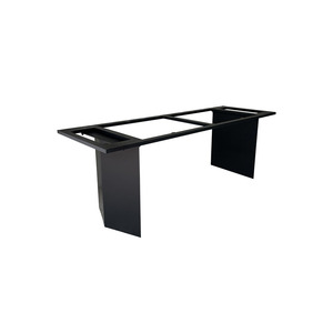 碳素钢桌腿岩板餐桌脚支架定制大理石桌架三角结构大板桌办公桌脚