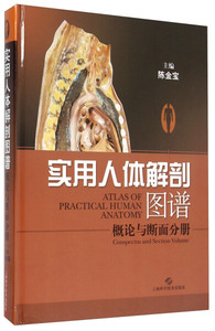 正版九成新图书|实用人体解剖图谱：概论与断面分册上海科学技术