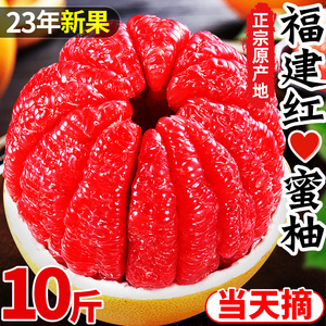 福建红心柚子10斤蜜柚新鲜水果整箱文旦柚子正当季葡萄沙田三红肉