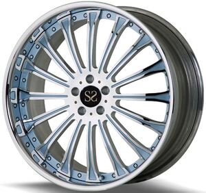 181920寸两片式锻造轮毂定制s60l s80 v60 xc90汽车锻造轮毂