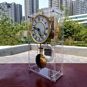 新款玄德馆机械纯铜报时座钟铜钟摆件轻奢客厅创意家用台钟机械钟