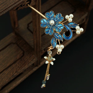 古风发簪流苏步摇汉服头饰女超仙古典古装发饰发钗簪子手工配饰品