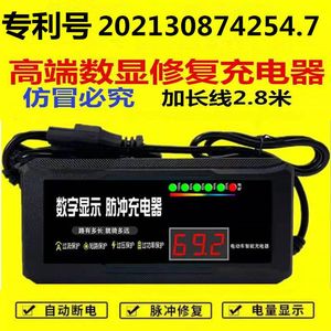 激活饿死电池修复器电动车充电器48V60v72v脉冲维护电瓶铅酸电池