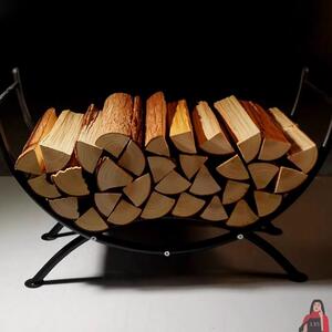 欧式壁炉柴火架置物架 铁艺柴火架 壁炉搭配杉木块摆件 装饰木材