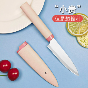 高端不锈钢水果刀家用厨房刀具便携随身瓜果刀学生宿舍小刀削皮刀