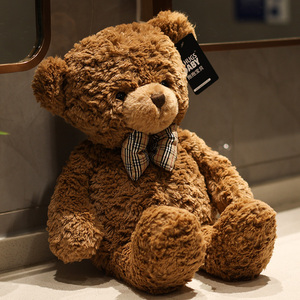 迪士尼官方正品泰迪熊公仔抱抱熊床上睡觉抱毛绒玩具小熊玩偶女友