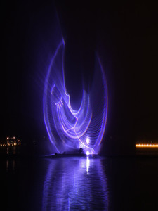 大型水幕3D灯光电影投影仪音乐喷泉公园大型河道全套设备定制
