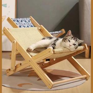 猫爬架高层不占地树干剑麻猫猫躺椅猫窝猫抓板一体猫沙发猫摇椅实