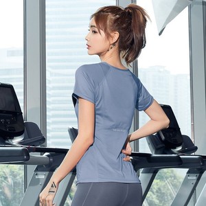 李宁适配专业瑜伽服上衣女2024夏季新款健身房跑步运动短袖紧身速