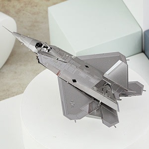 战斗机金属拼装f22战机模型航模拼装手工制作二战f35歼20合金f15