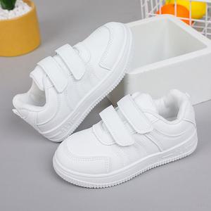 巴拉巴柆儿童透气小白鞋男女童休闲板鞋小学生白色运动鞋学校韩版