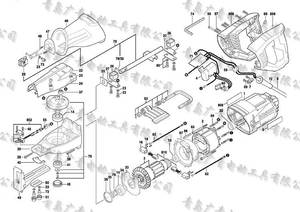德国BOSCH博世GSA1100E马刀锯配件开关定子转子碳刷齿轮轴承