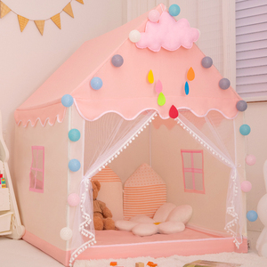 甜甜虎儿童帐篷室内公主玩具屋小女孩玩具小帐篷女童家用分床神器