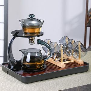 德国进口懒人茶具套装半自动泡茶器豪华磁吸泡茶壶家用功夫茶具