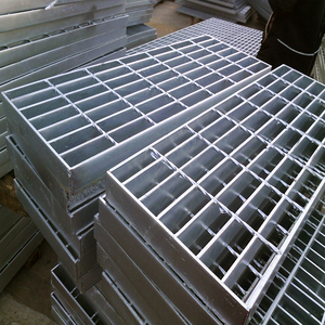 304不锈钢格栅热镀锌钢格板楼梯踏步板下水道防滑井盖排水沟盖板